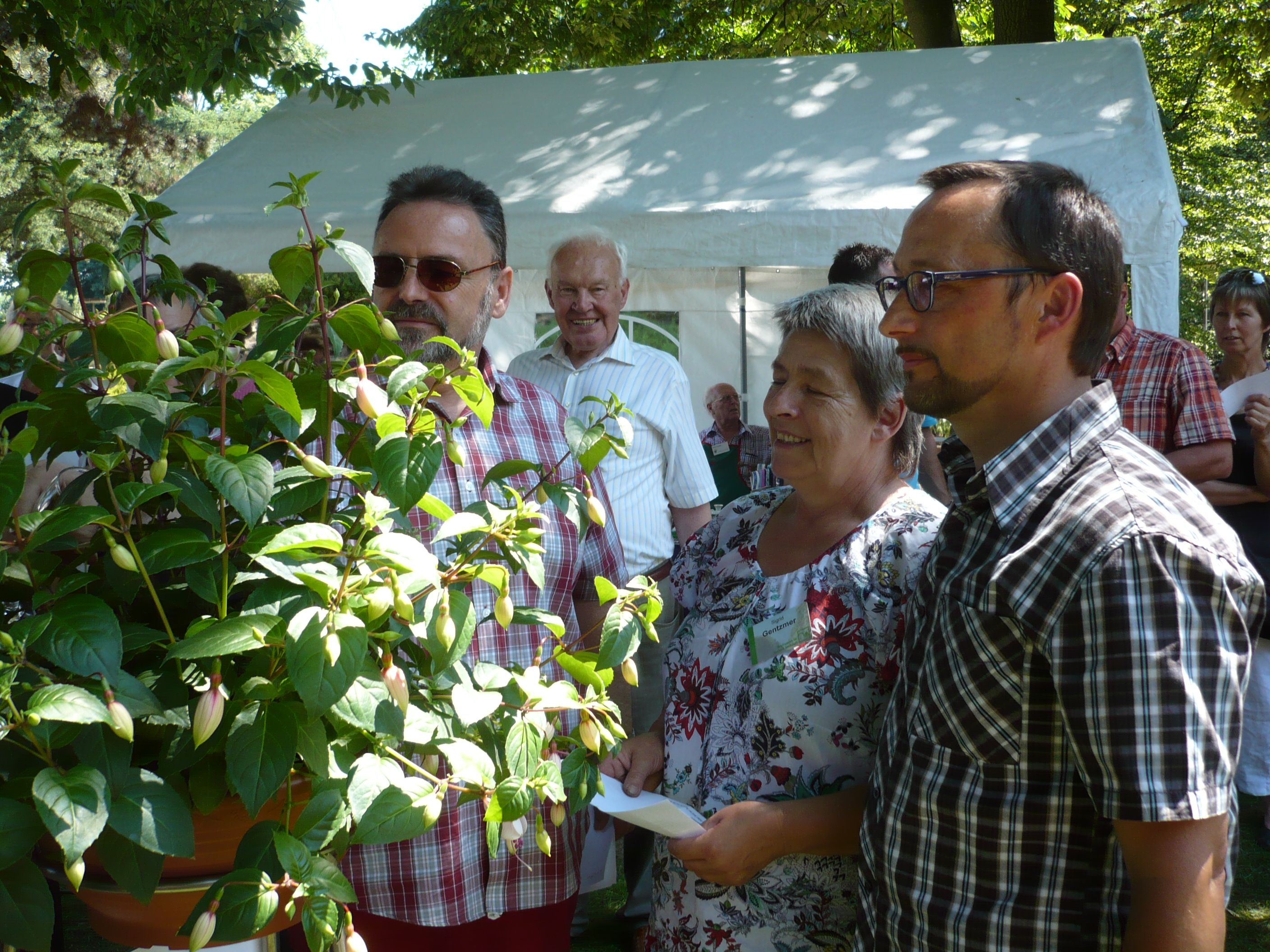 Laudator, Frau Gentzmer, Walter Cordes 
<br />v.l.n.r.