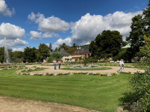 der Lustgarten hinter dem Schloss